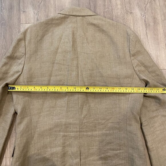 Banana Republic Slim Fit Linen Blazer 40R – Oatmeal Beige - Picture 9 of 10